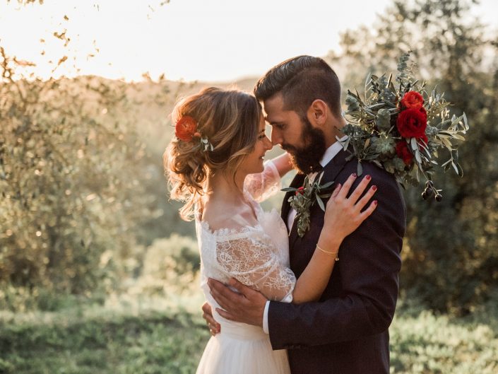 Rustic Countryside Wedding in Tuscany