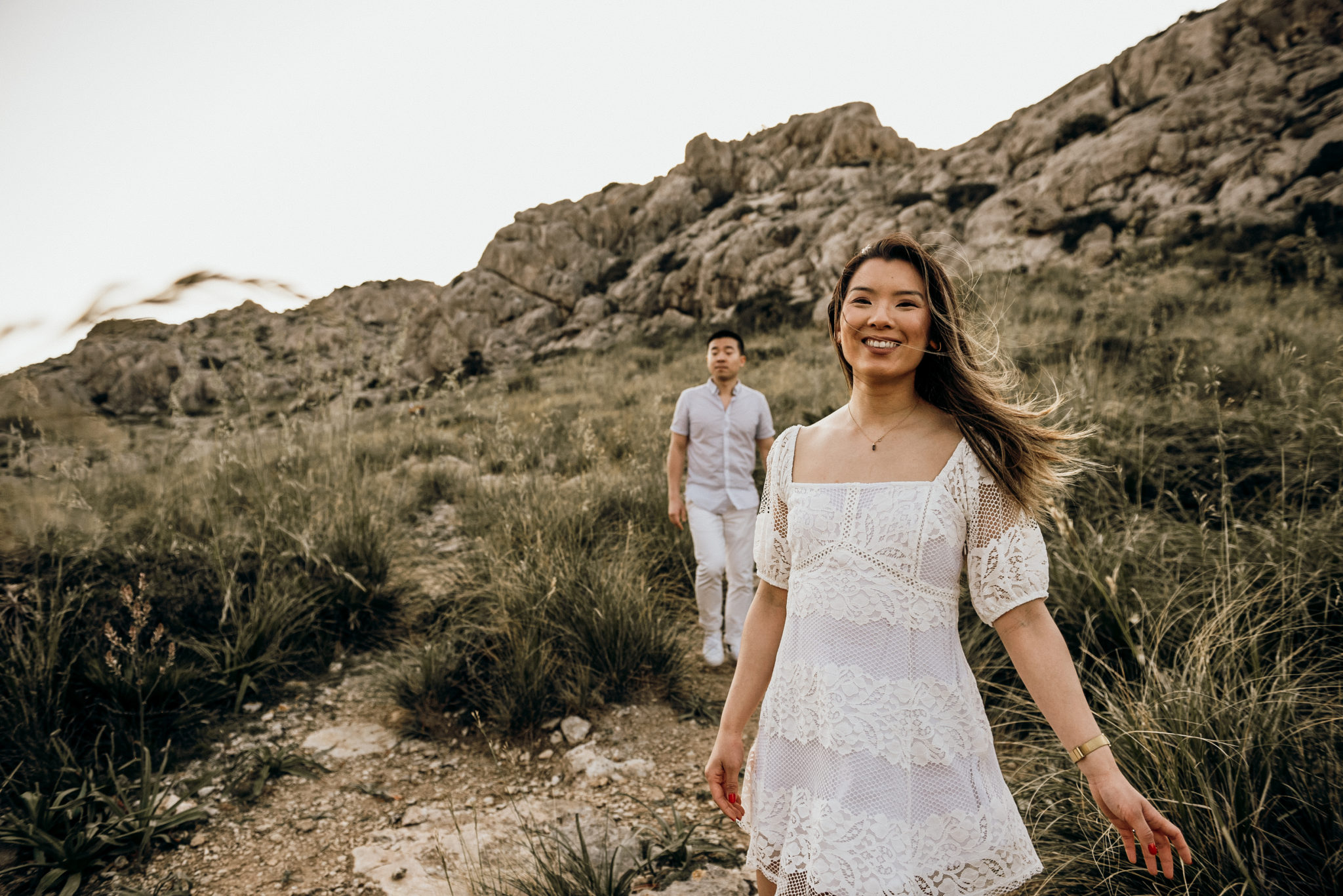 Mallorca surprise engagement shoot