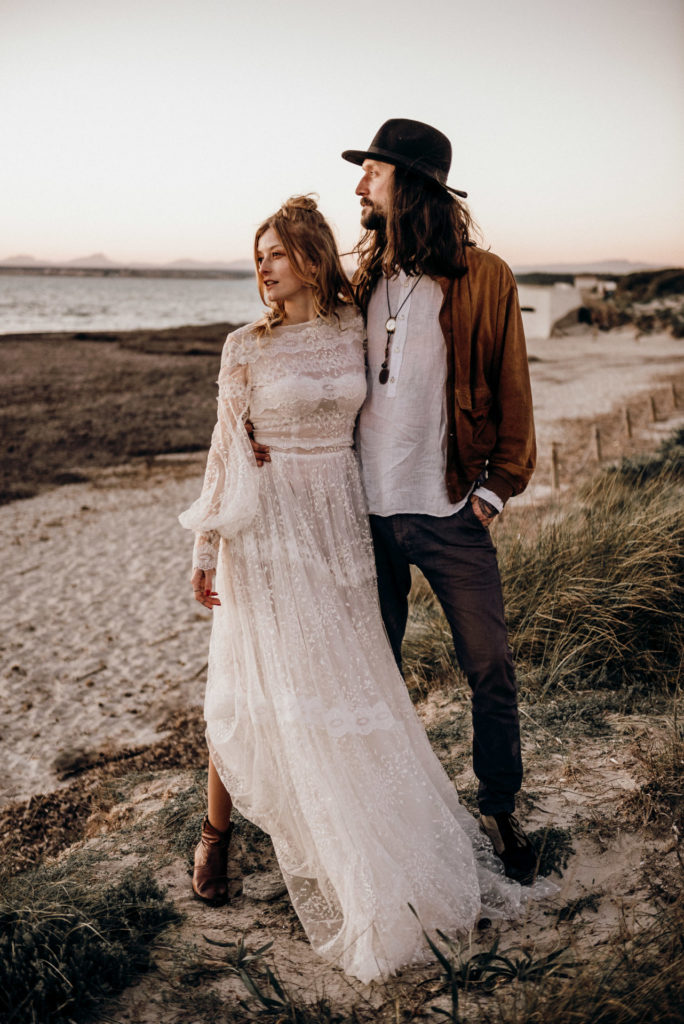 Boho inspiration elopement