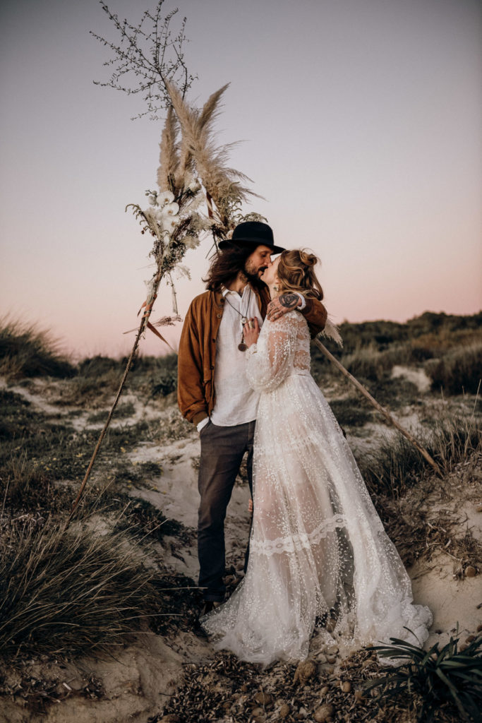 Boho inspiration elopement