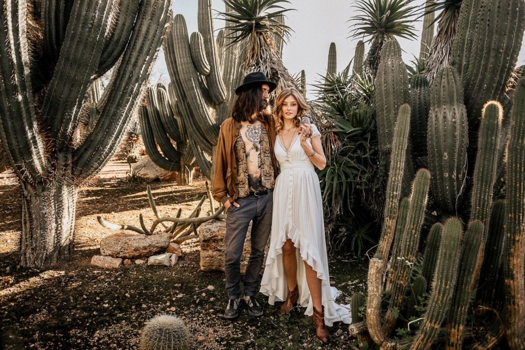 Boho inspiration elopement