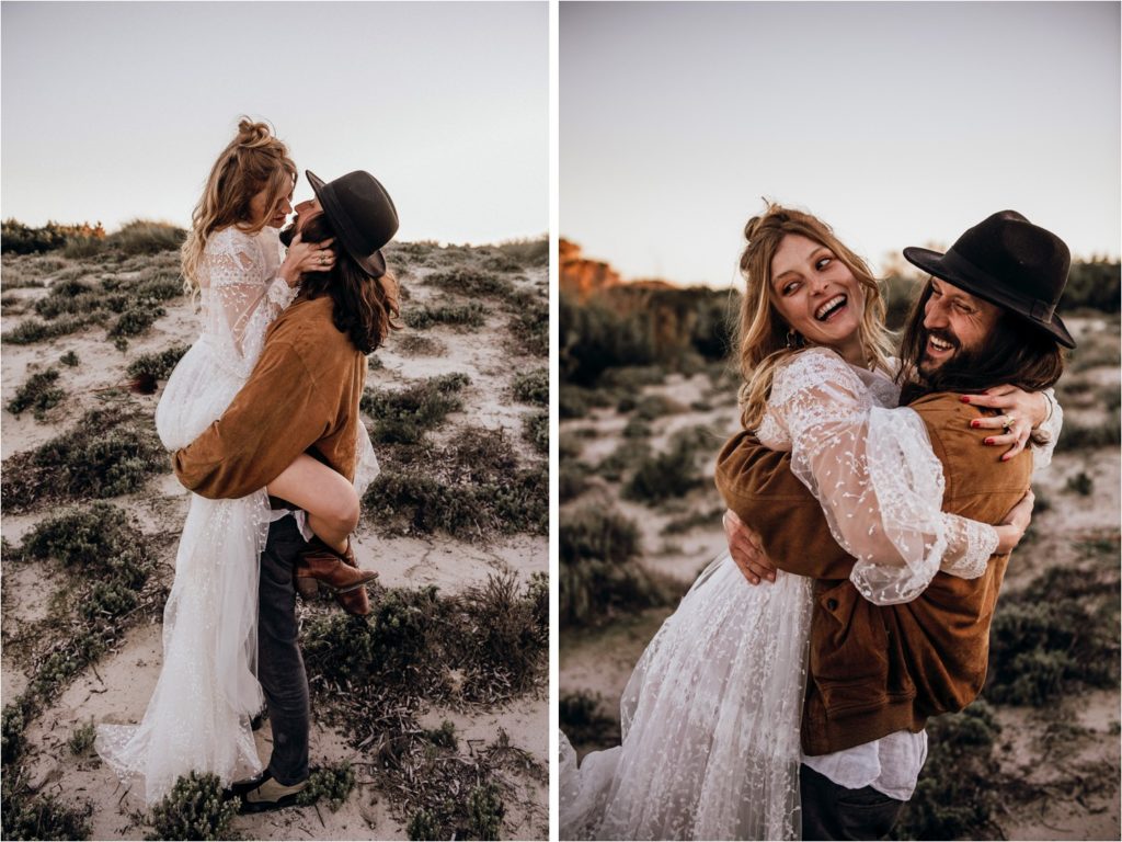 Boho inspiration elopement